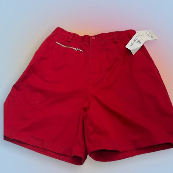 Liz Claiborne Pants - LIZ SPORT Women’s 12 Red Cotton Shorts